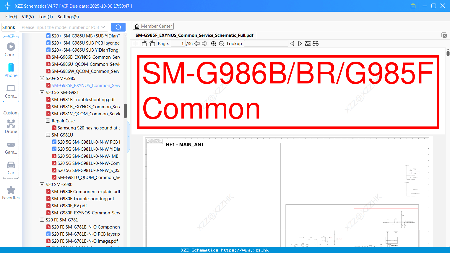 Samsung SM-G985F_EXYNOS_Common_Service_Schematic_Full